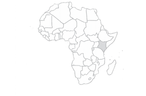 Map of Kenya, gReat African Safari